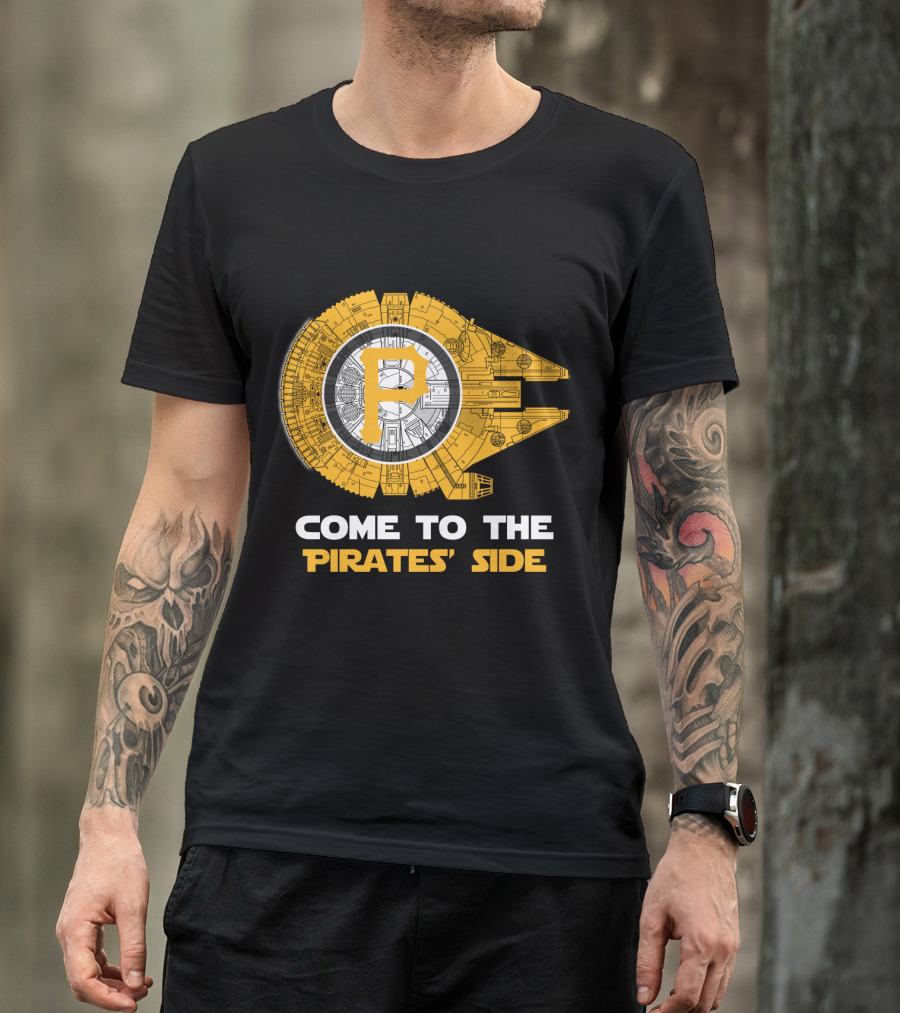 Pittsburgh Pirates Millennium Falcon Come To The Pirates' Side T-Shirt