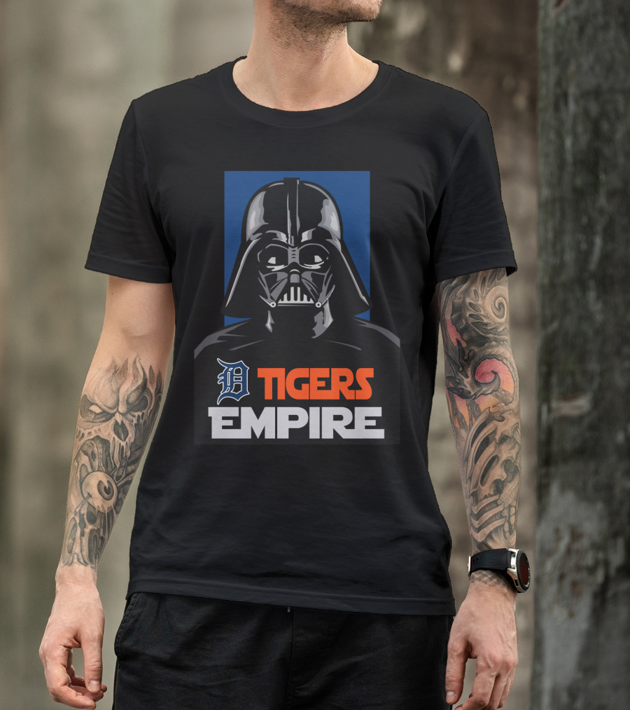 Detroit Tigers Empire Darth Vader T-Shirt