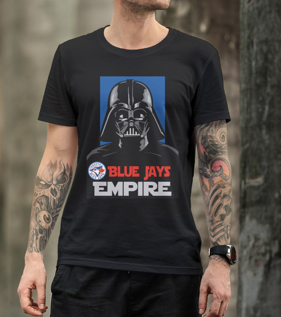 Toronto Blue Jays Darth Vader Blue Jays Empire T-Shirt