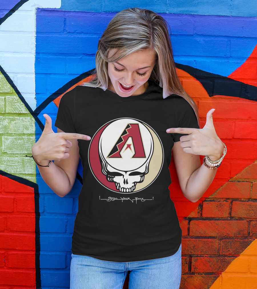 GRATEFUL DEAD Steal Your Face Arizona Diamondbacks T-Shirt