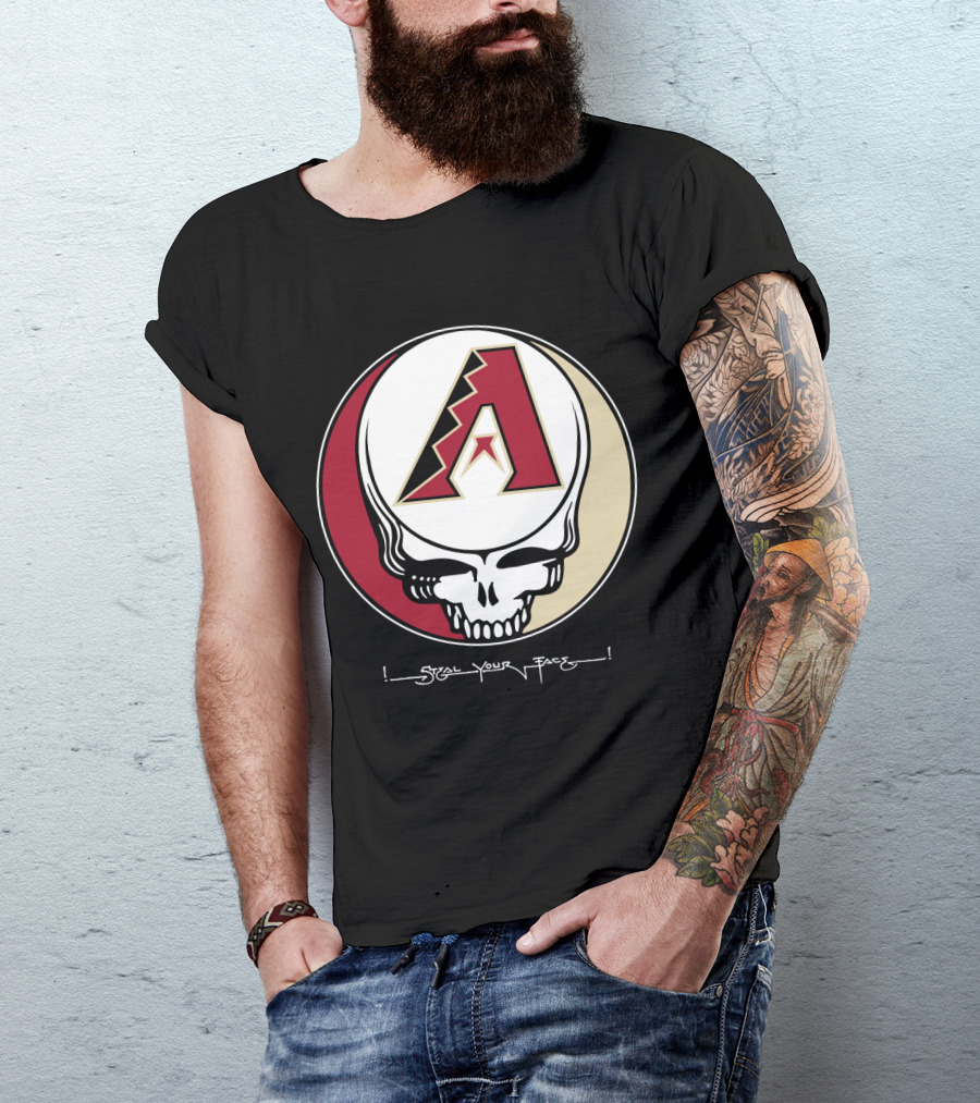 GRATEFUL DEAD Steal Your Face Arizona Diamondbacks T-Shirt