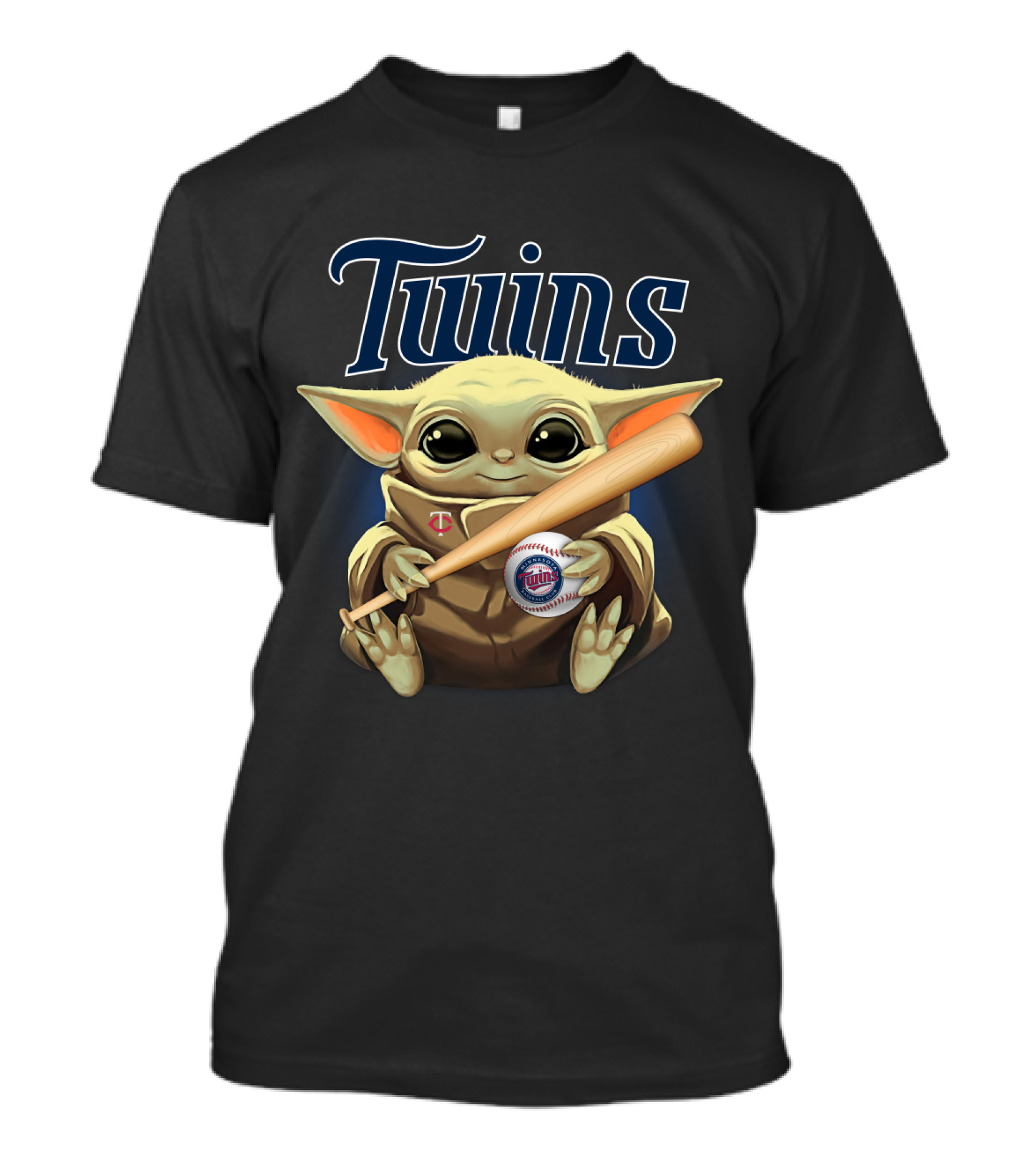 Minnesota Twins Baby Yoda Baseball Bat T-Shirt