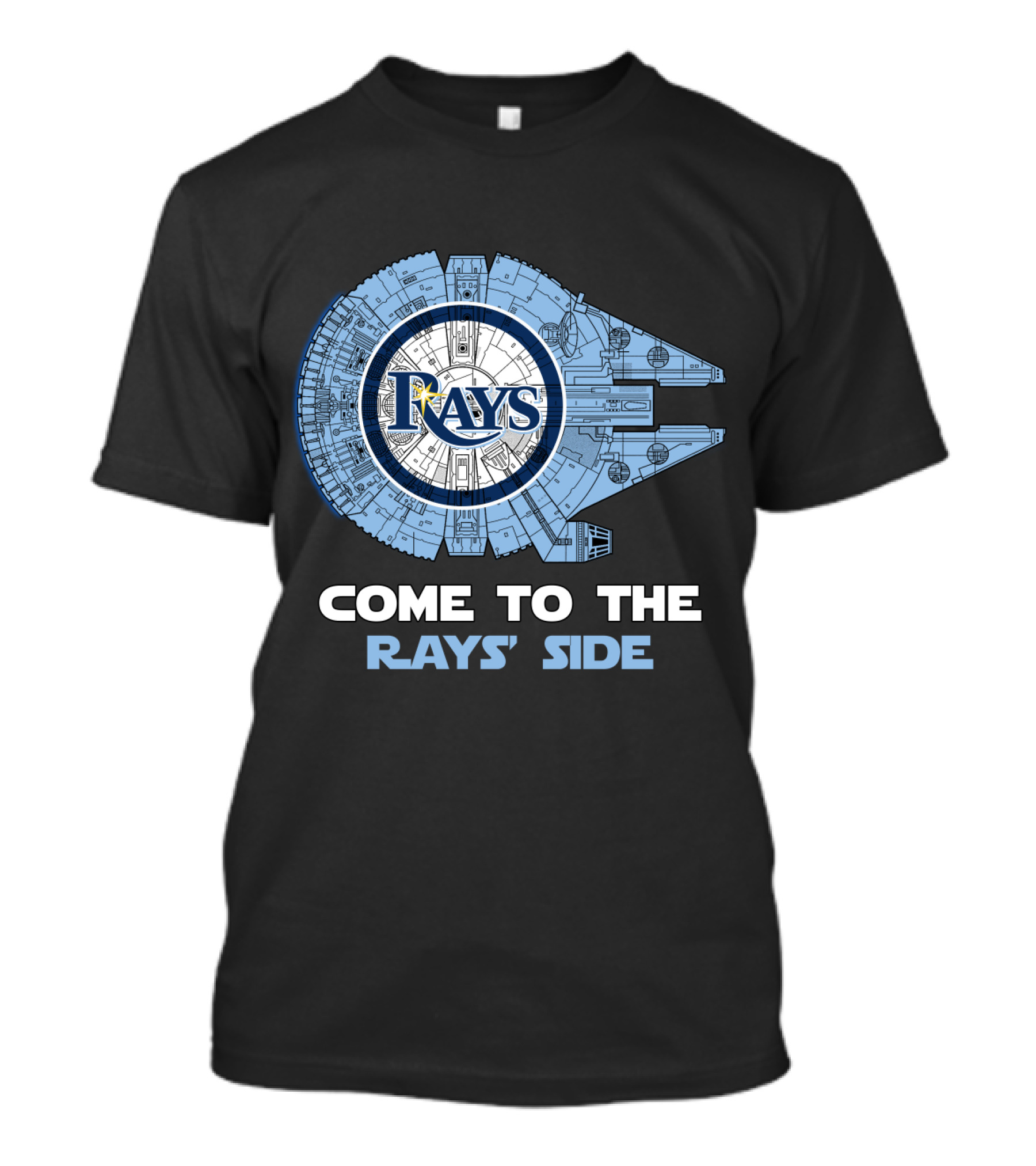 Rays Come To The Rays' Side Millennium Falcon T-Shirt
