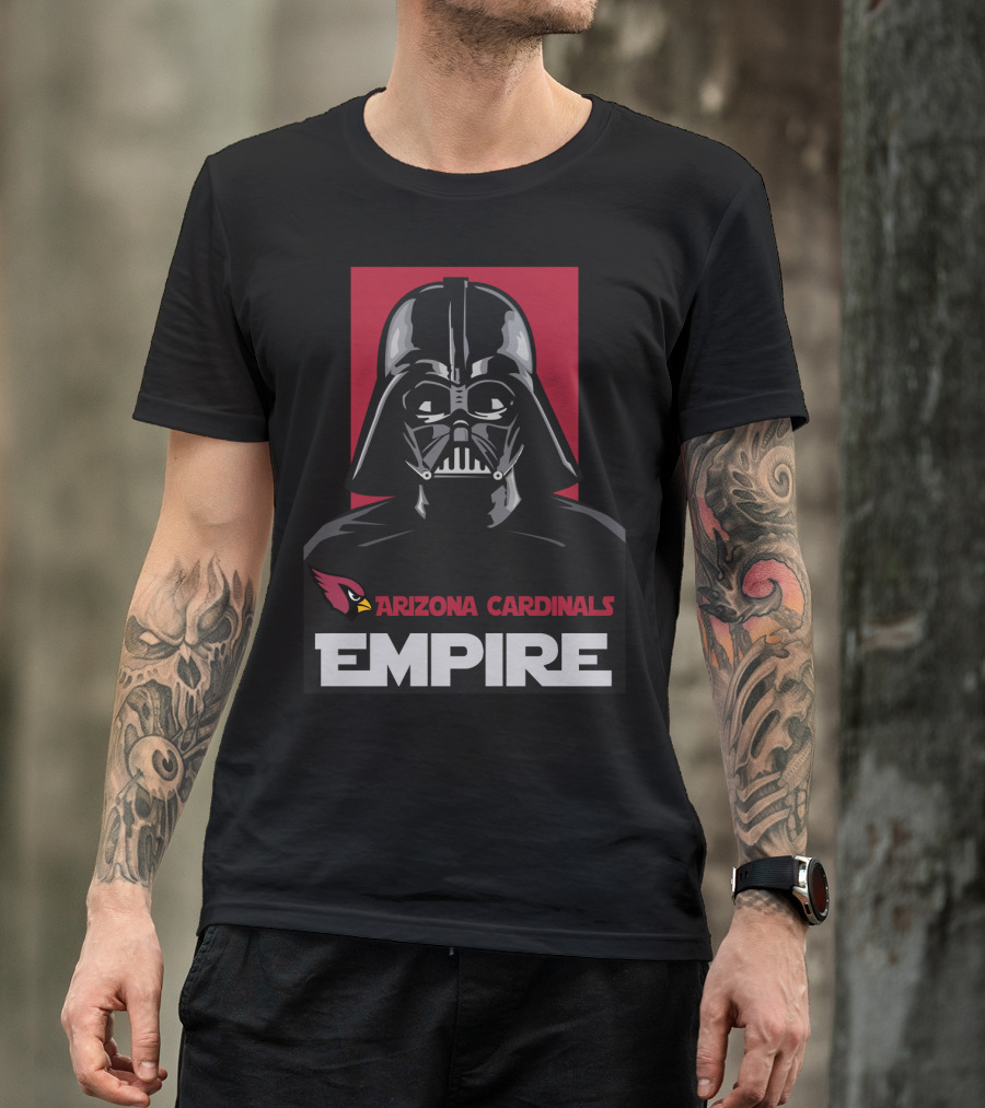 Arizona Cardinals Empire Darth Vader Iconic Fusion T-Shirt