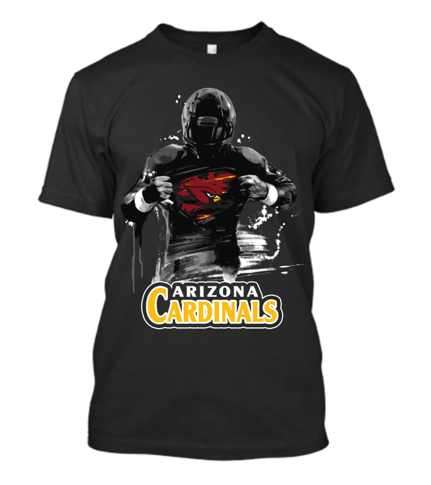 Arizona Cardinals Football Hero Emblem Reveal T-Shirt