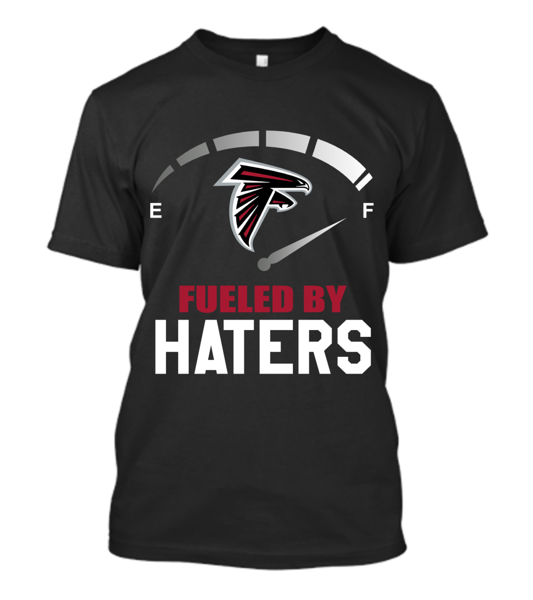 Atlanta Falcons Fueled By Haters Speedometer T-Shirt