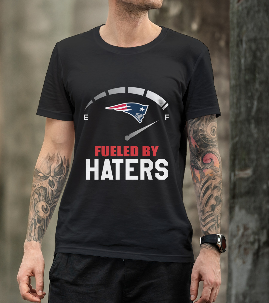 New England Patriots Fueled By Haters Gauge T-Shirt