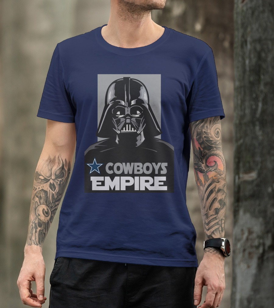 Cowboys Empire Darth Vader Star Wars Dallas Cowboys Star T-Shirt