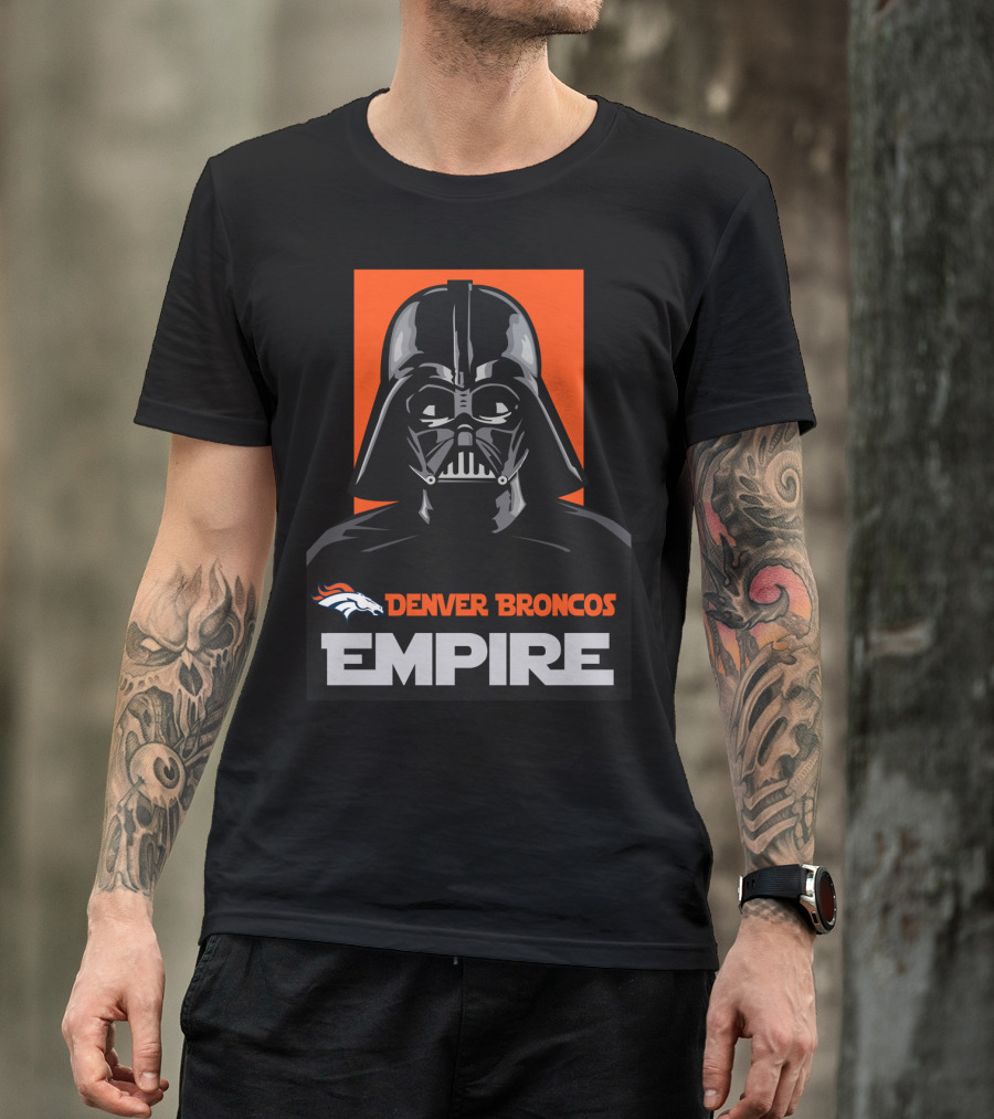 Denver Broncos Empire Darth Vader Broncos T-Shirt
