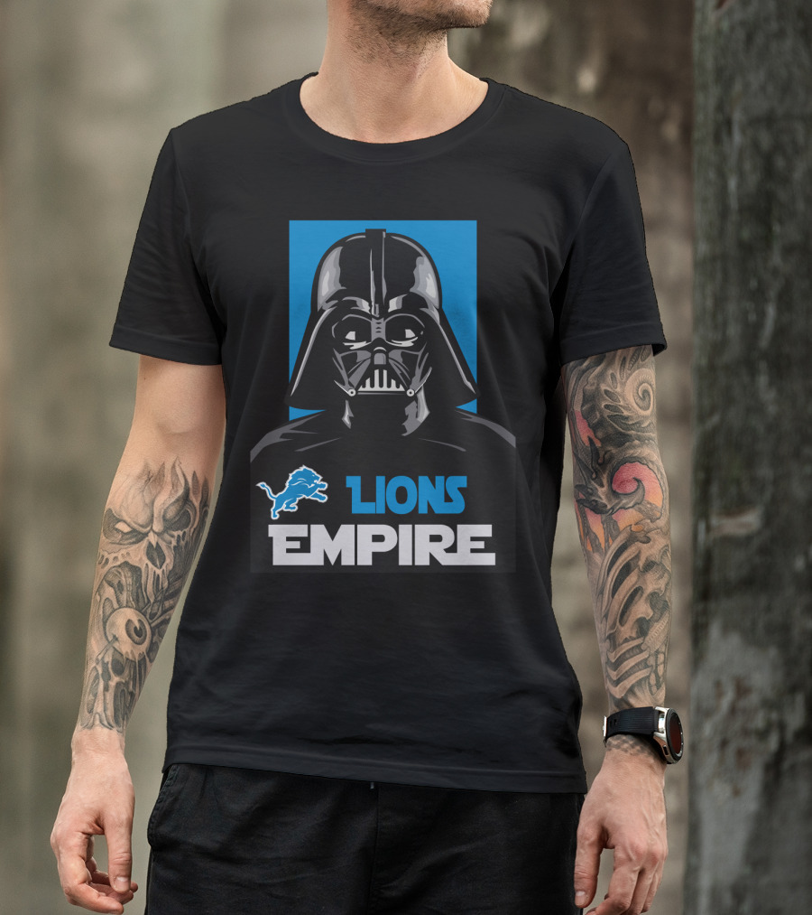 Lions Empire Darth Vader Detroit T-Shirt