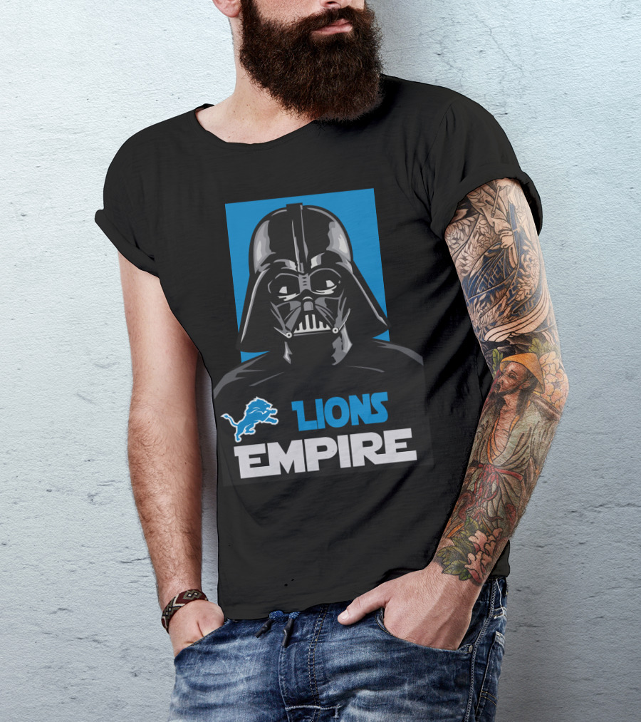 Lions Empire Darth Vader Detroit T-Shirt