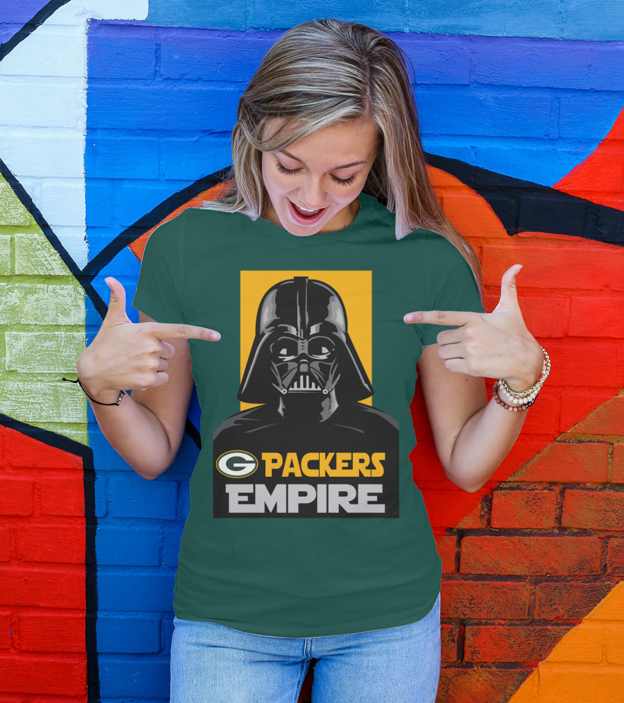 Packers Empire Darth Vader Green Bay T-Shirt