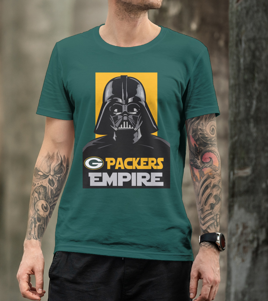 Packers Empire Darth Vader Green Bay T-Shirt