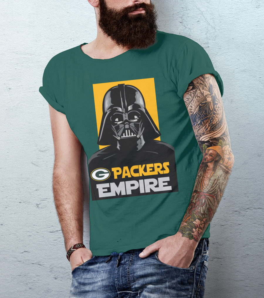 Packers Empire Darth Vader Green Bay T-Shirt