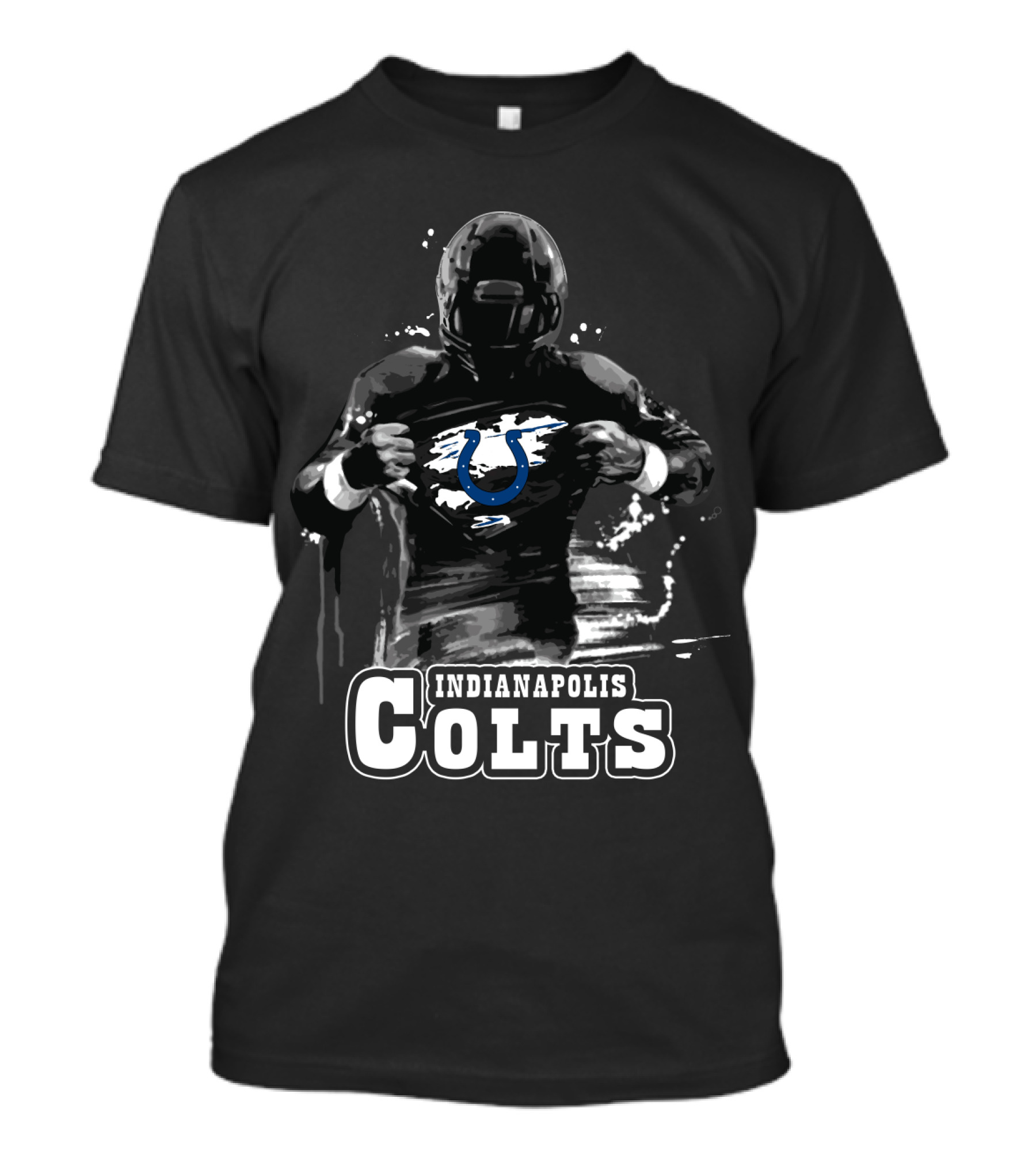Indianapolis Colts Heroic Football Player Unveiling Team Spirit T-Shirt
