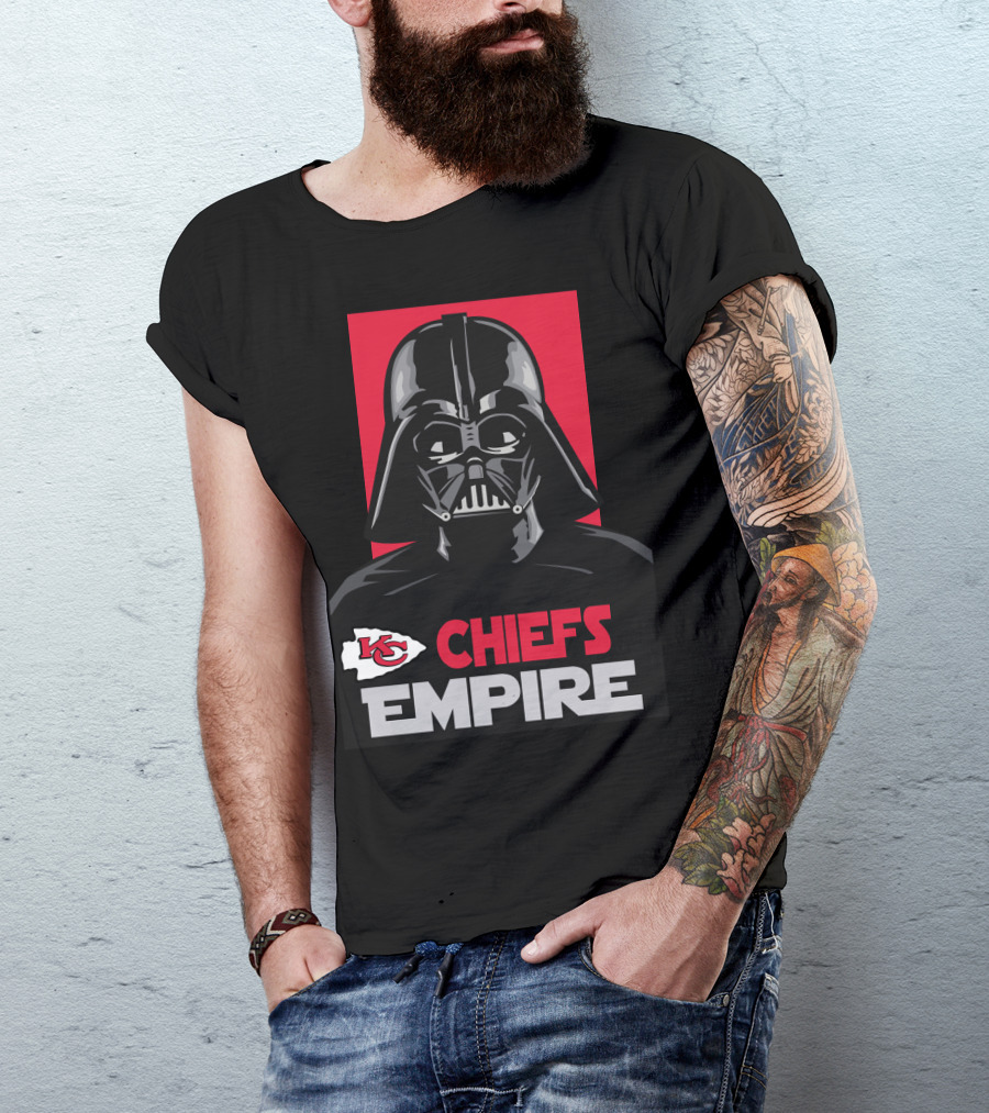 Chiefs Empire Darth Vader Kansas City Chiefs Fan Collaboration T-Shirt