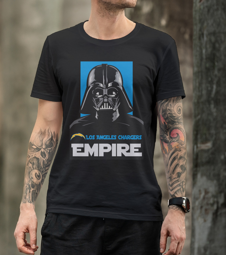 Los Angeles Chargers Empire Darth Vader T-Shirt