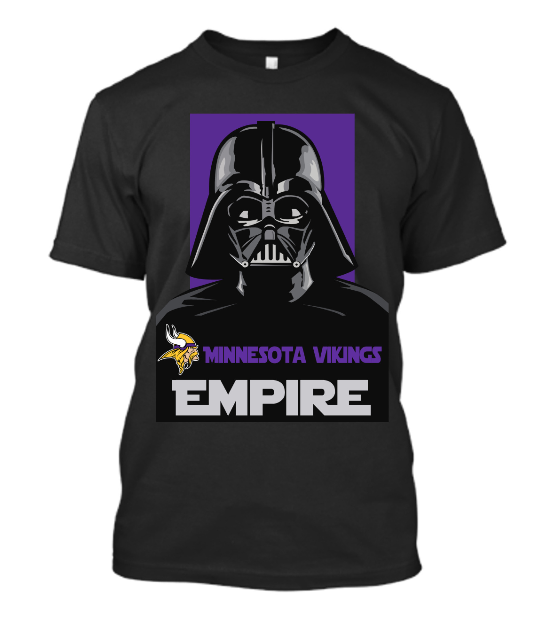 Minnesota Vikings Empire Vader Helmet T-Shirt