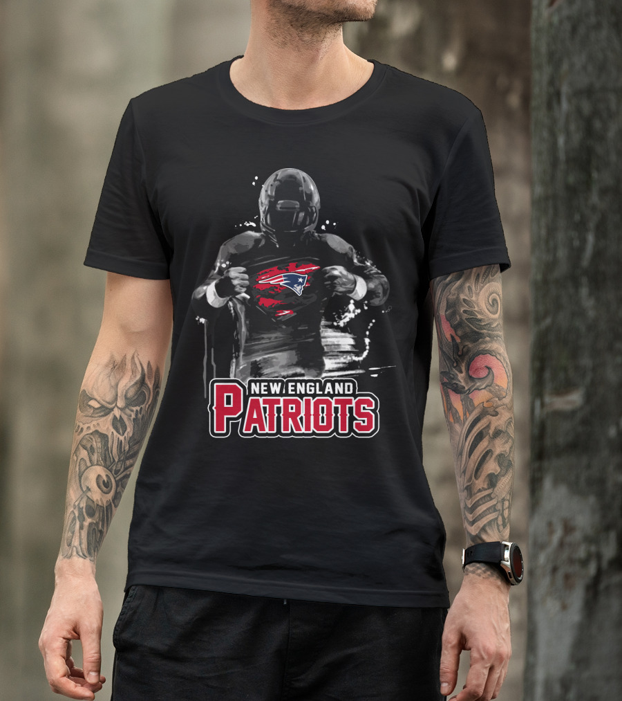 New England Patriots Football Superhero T-Shirt