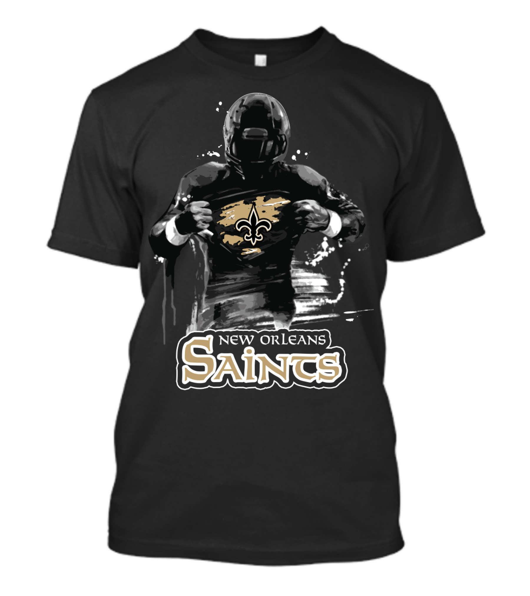 New Orleans Saints Football Hero Fleur-De-Lis T-Shirt