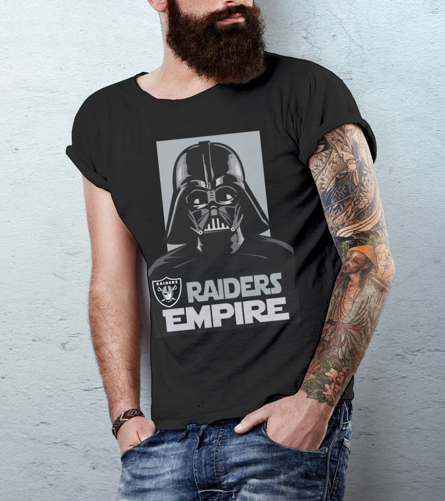 Raiders Empire Darth Vader Nfl Team Crossover T-Shirt