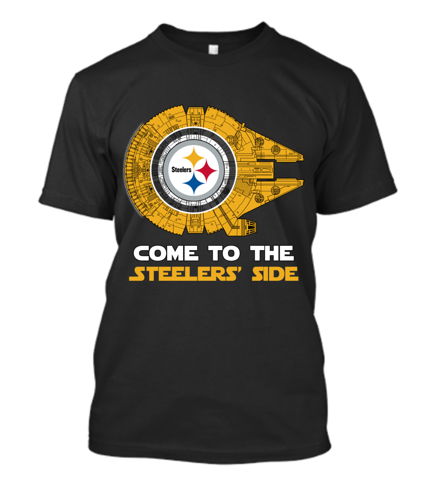 Steelers Come To The Side Millennium Falcon T-Shirt