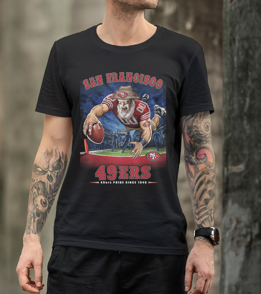 San Francisco 49ers 49ers Pride Since 1946 Touchdown Nfl T-Shirt