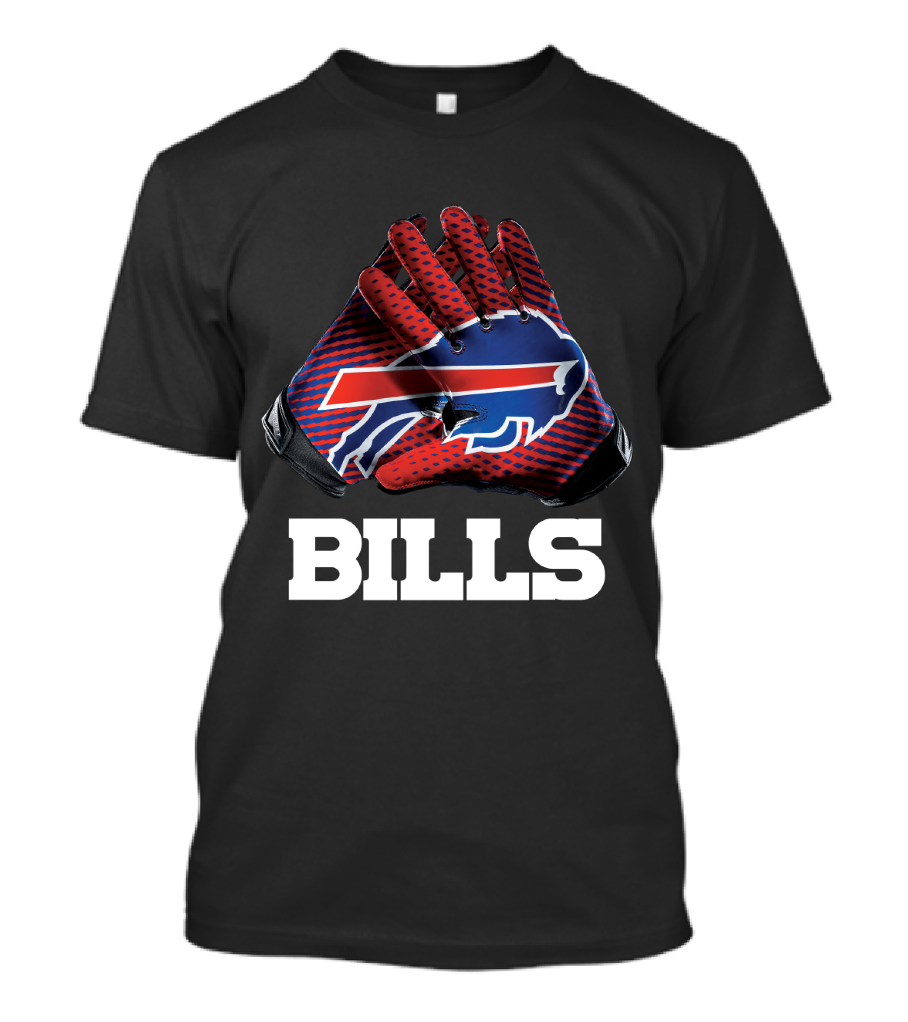 Bills Nfl Team Buffalo Gloves T-Shirt