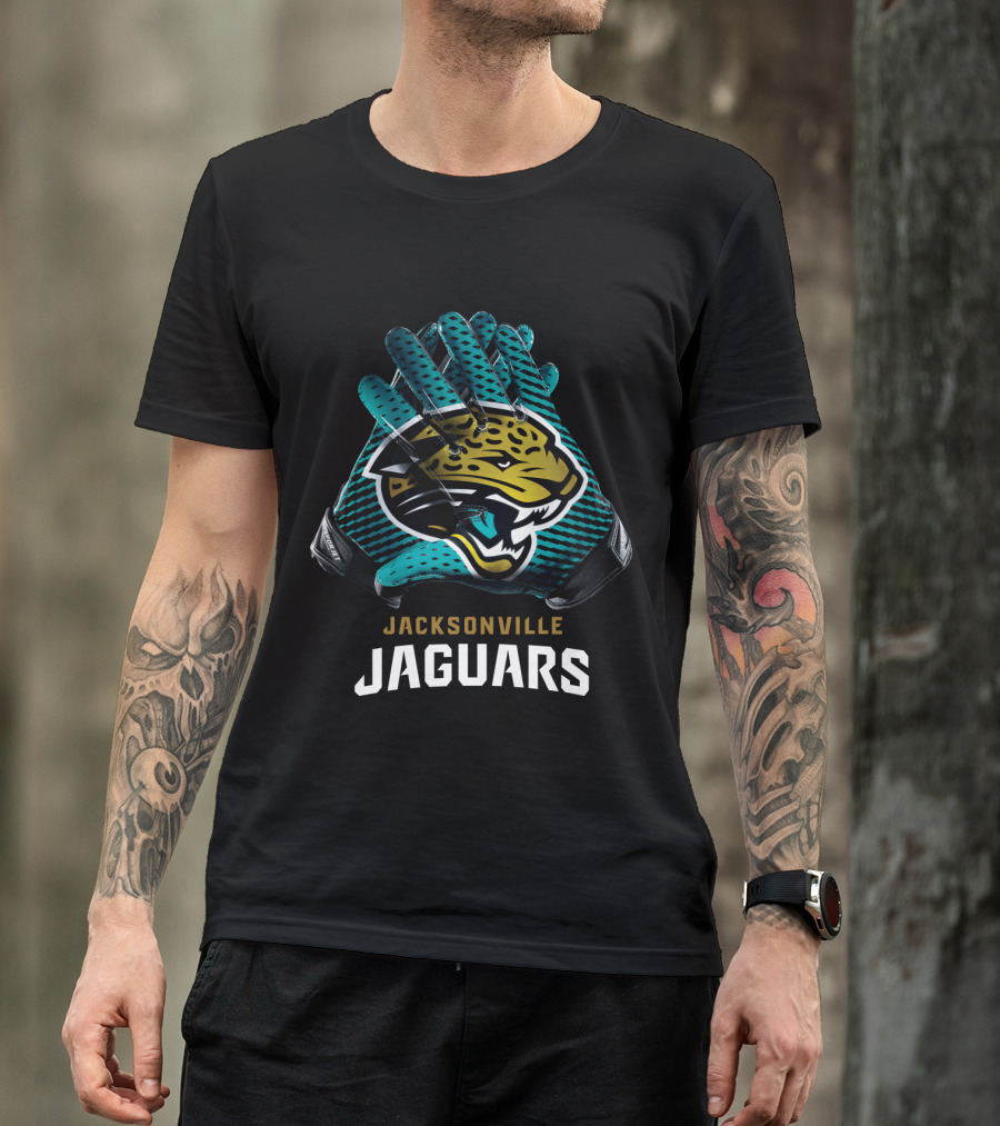 Jacksonville Jaguars Nfl Gloves Football Fan Gear T-Shirt