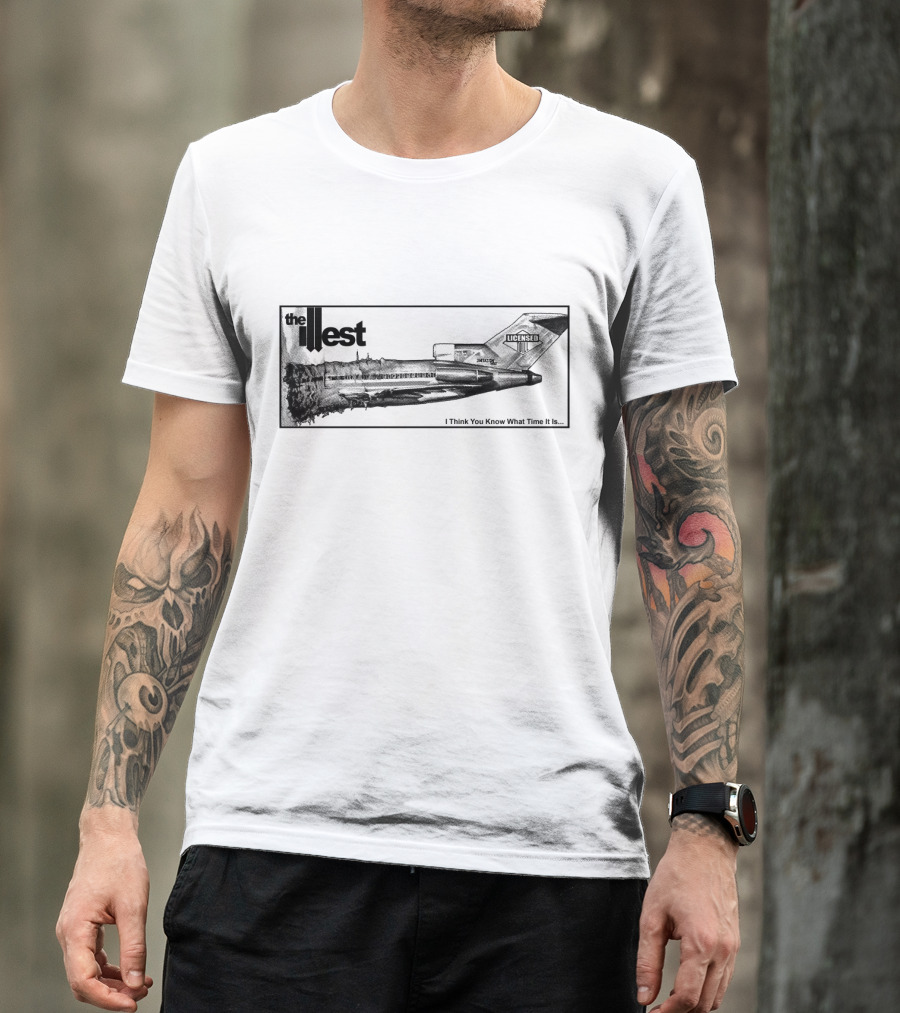 The Beastie Boys The Illest I Think You Know What Time It Is Plane Licensed To Ill T-Shirt