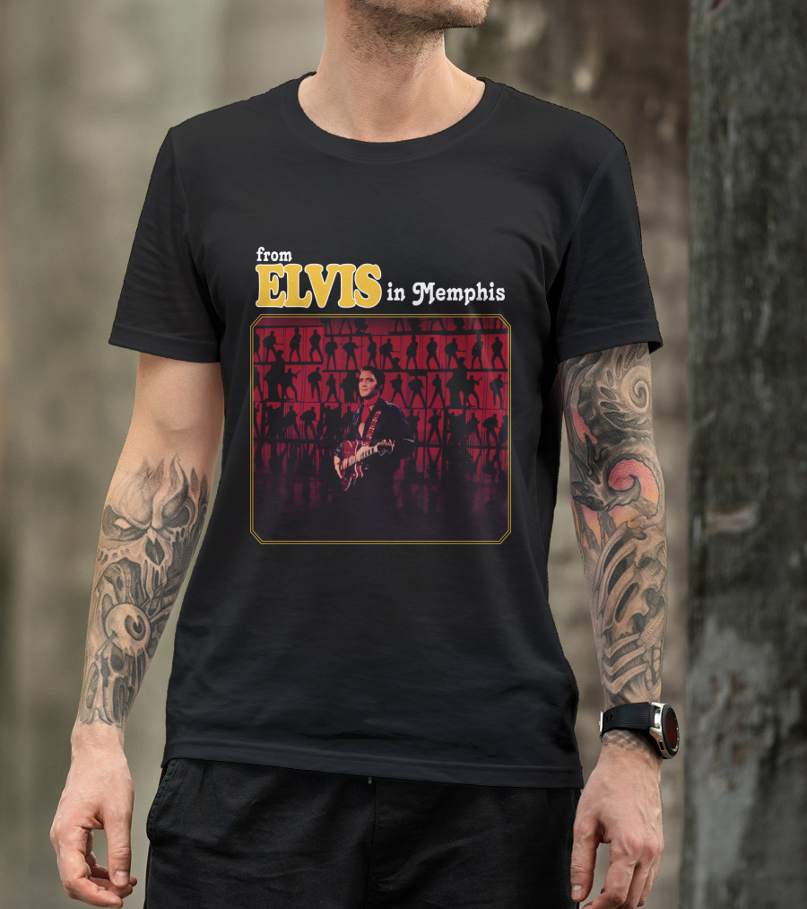 From Elvis In Memphis Silhouette Performance Image EVPL 04 T-Shirt