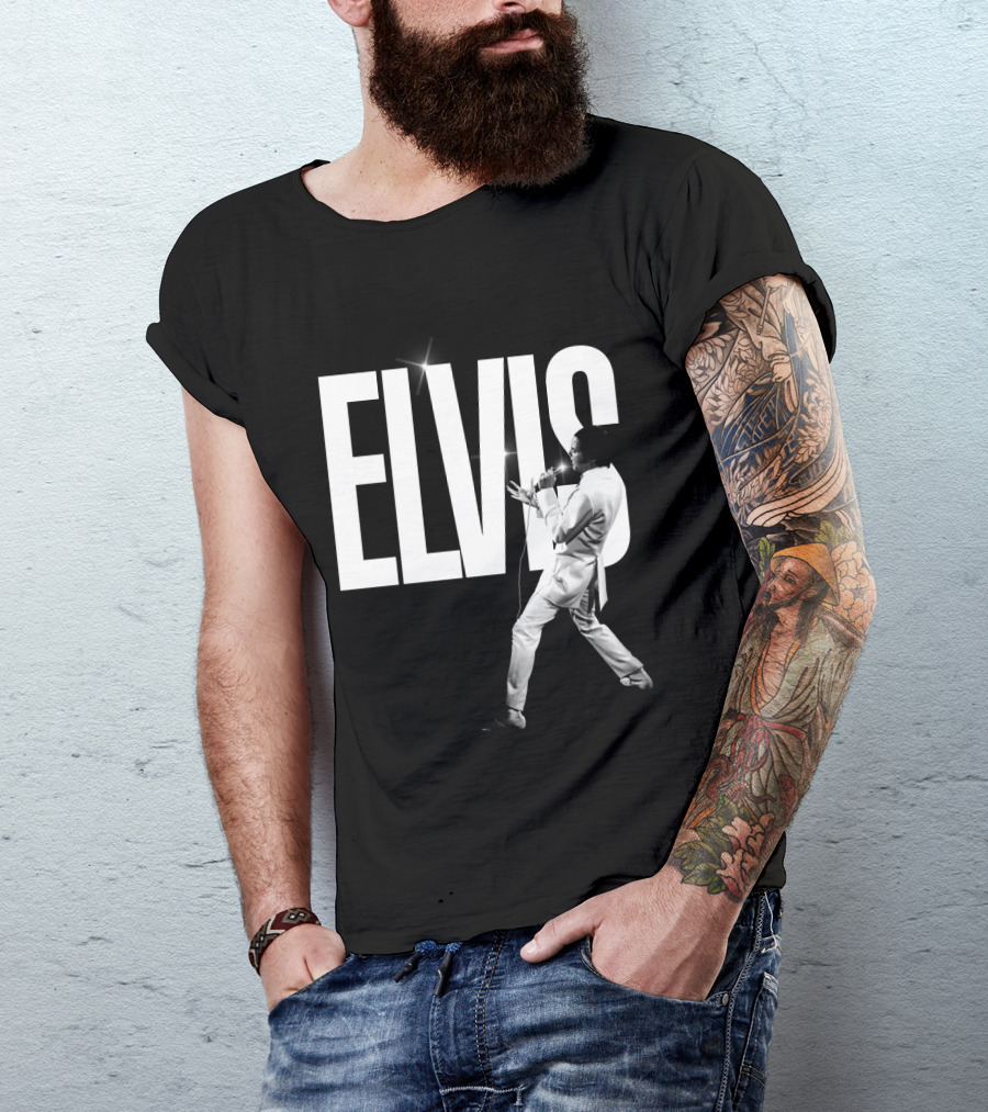 Elvis Sparkling Stage Performance T-Shirt