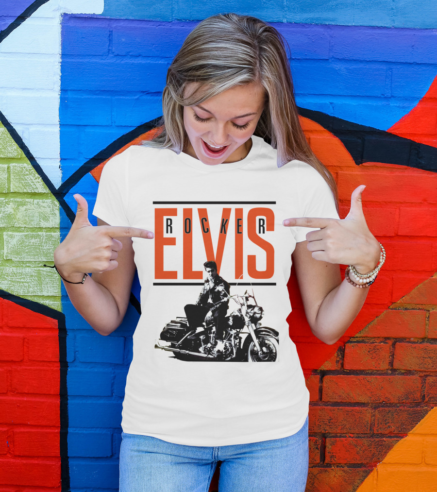 ELVIS Rocker Motorcycle T-Shirt