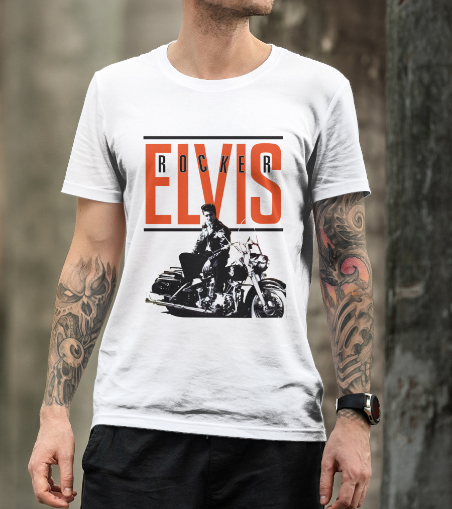 ELVIS Rocker Motorcycle T-Shirt