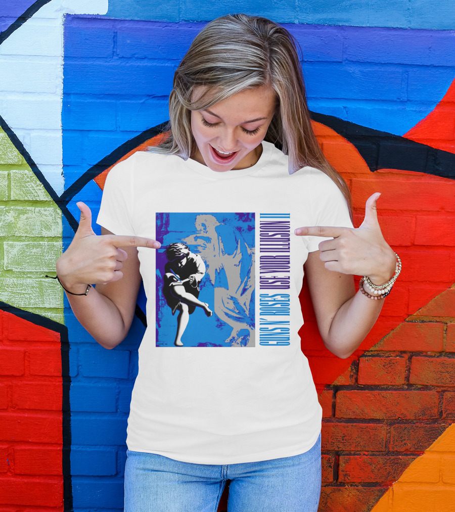 Guns N' Roses Use Your Illusion II Blue Cover T-Shirt
