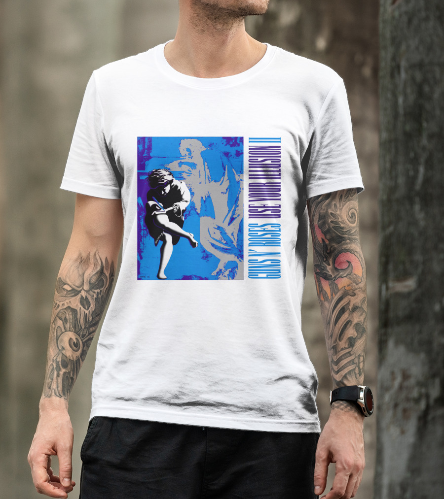 Guns N' Roses Use Your Illusion II Blue Cover T-Shirt