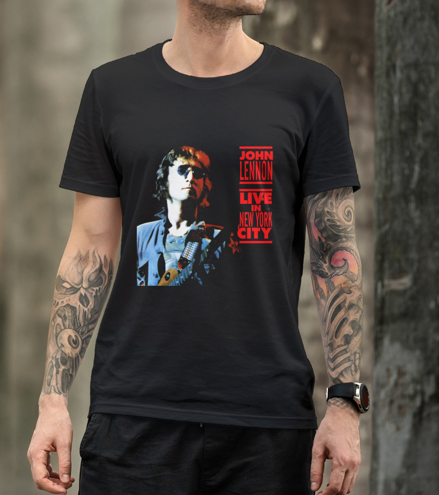 John Lennon Live In New York City T-Shirt