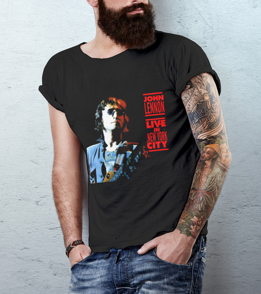 John Lennon Live In New York City T-Shirt