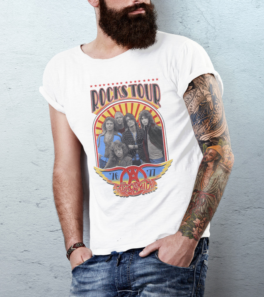 Rocks Tour '76 '77 Aerosmith T-Shirt