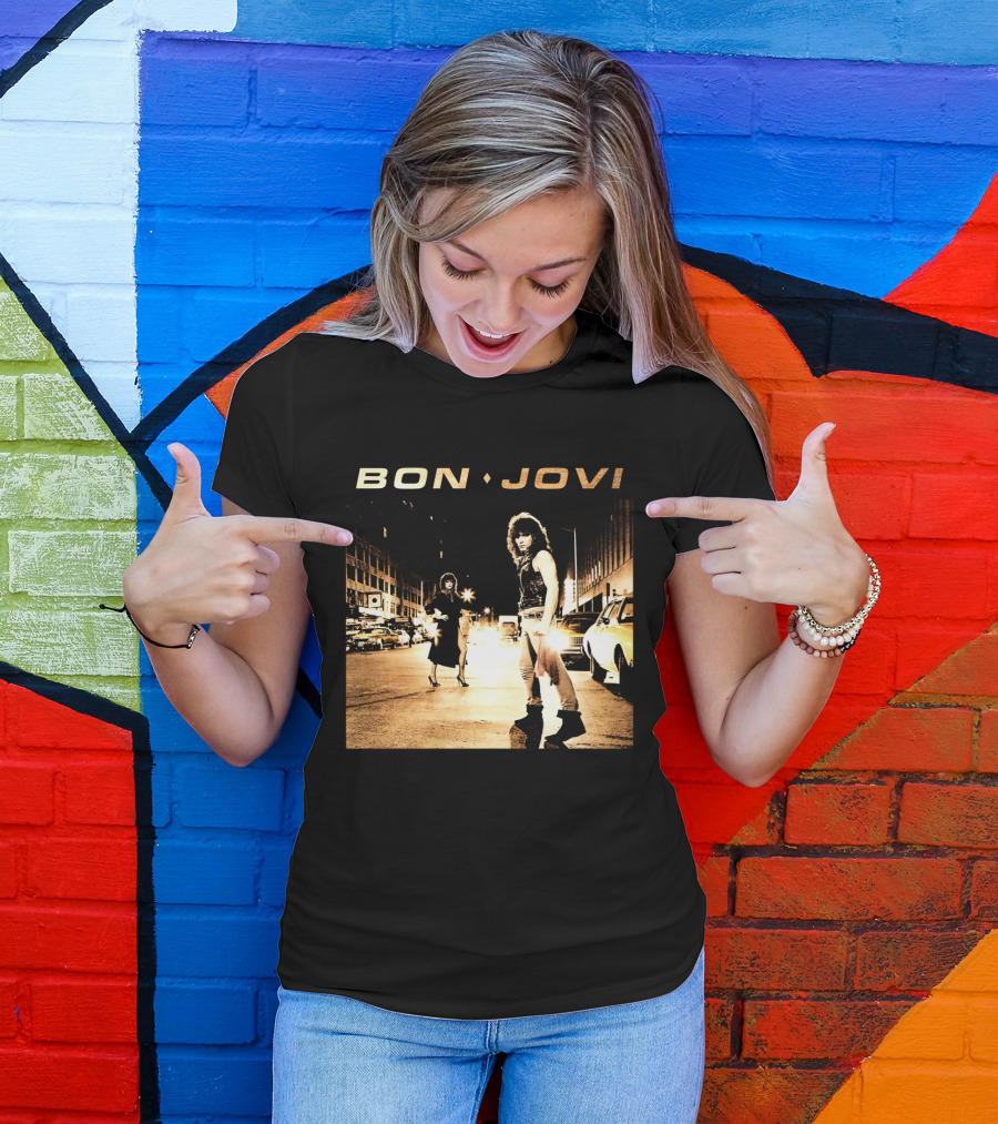 BON JOVI Urban Street Scene T-Shirt