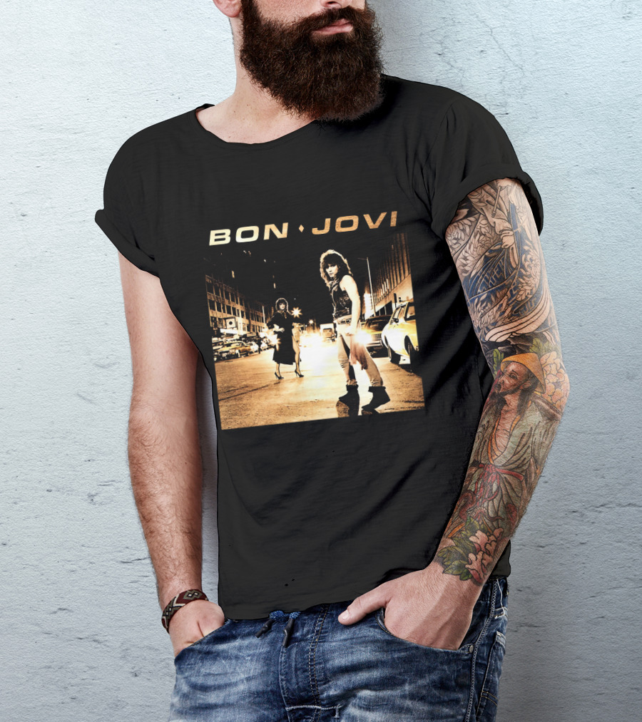 BON JOVI Urban Street Scene T-Shirt