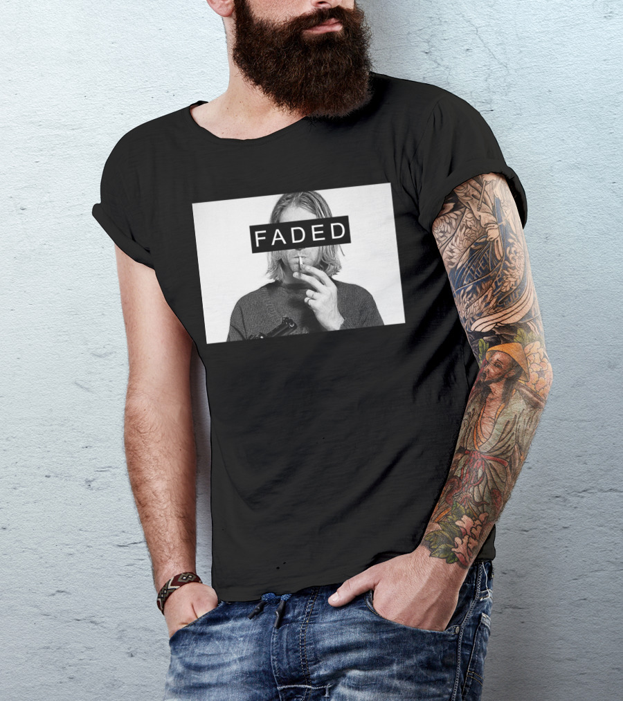 FADED NVN 17 Image With Cigarette T-Shirt