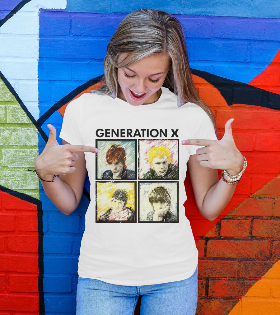 GENERATION X GX 02 Wild Pop Art Style Portraits T-Shirt