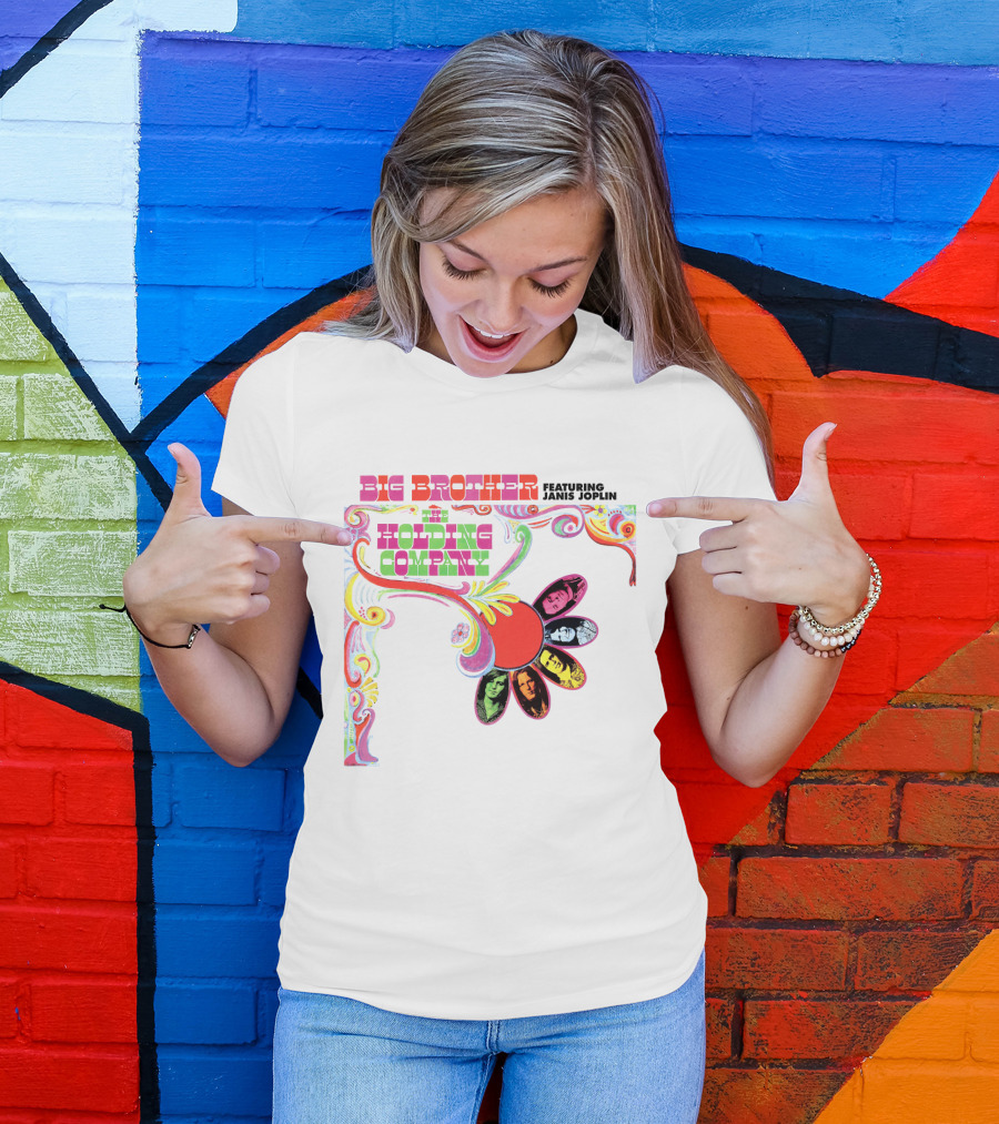 Big Brother And The Holding Company Featuring Janis Joplin T-Shirt