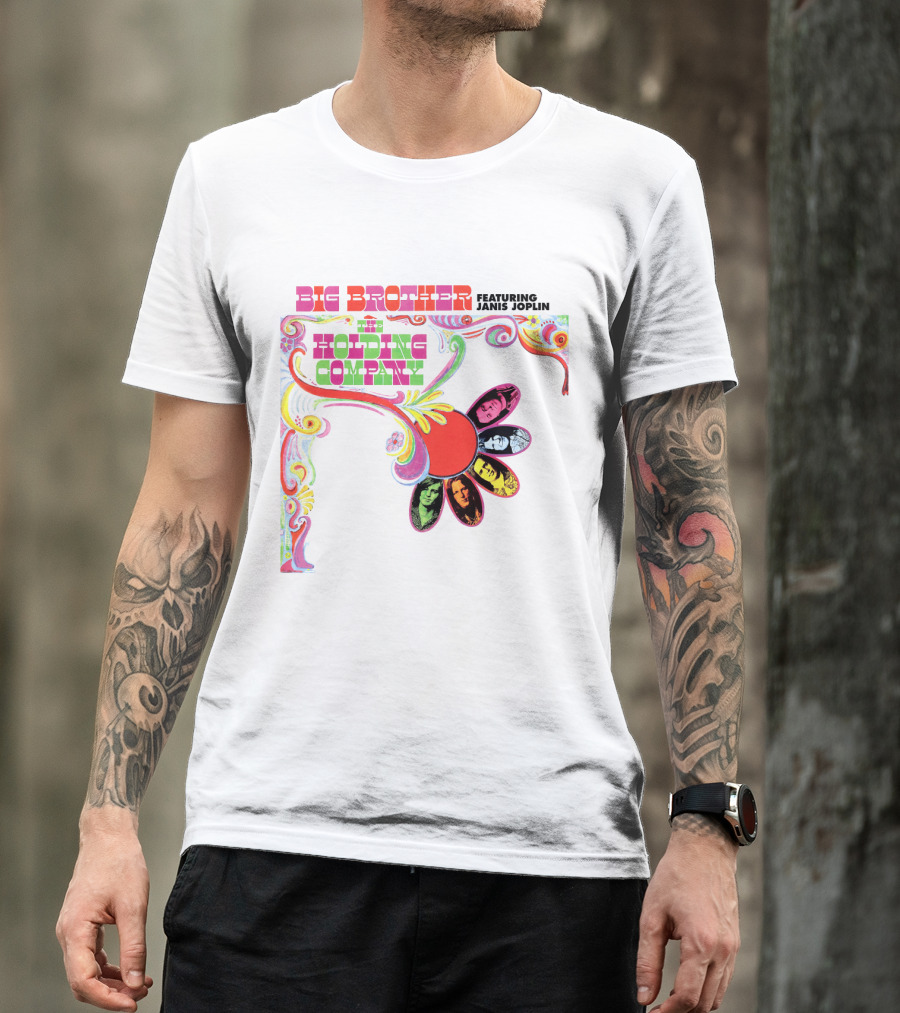 Big Brother And The Holding Company Featuring Janis Joplin T-Shirt