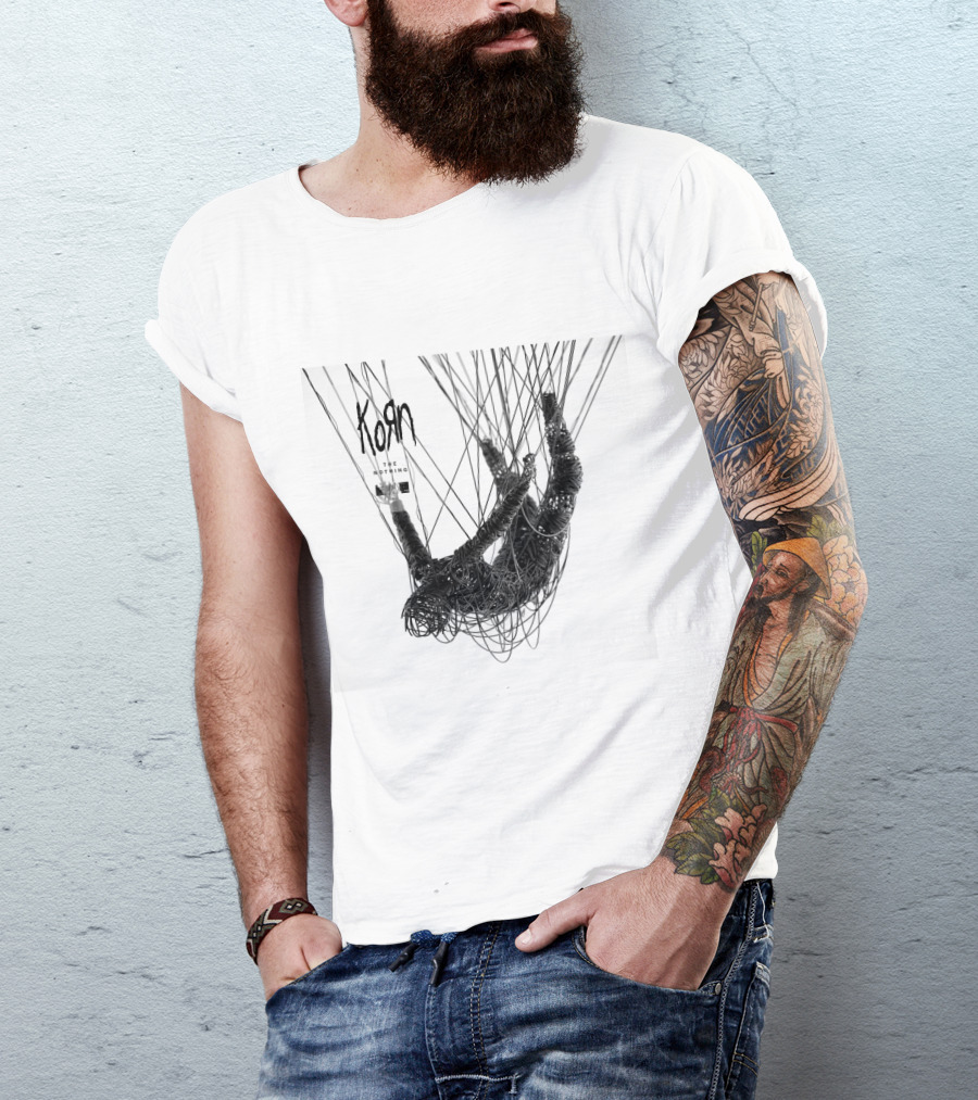 Korn The Nothing 16 String Covered Figure T-Shirt