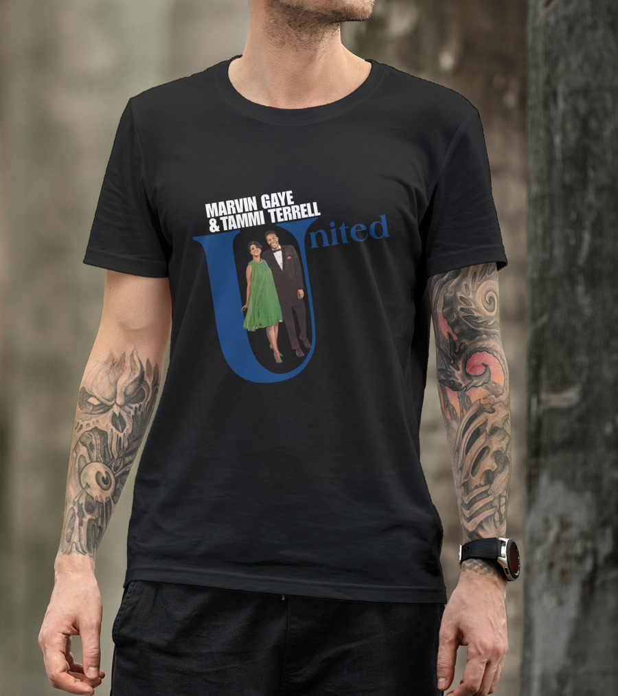 Marvin Gaye And Tammi Terrell United Classic Album Cover T-Shirt