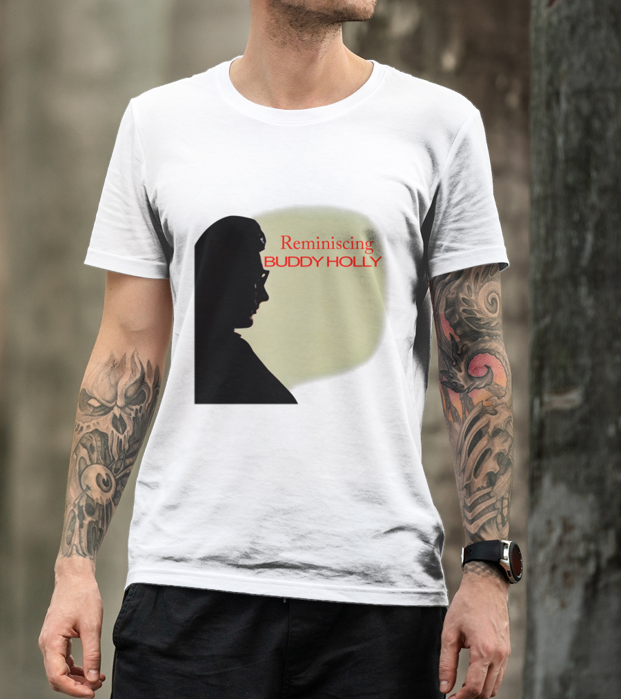 Reminiscing Buddy Holly Iconic Silhouette T-Shirt