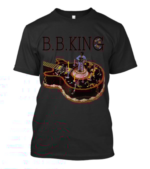 B.B. King Blues N Jazz Guitar Cake T-Shirt