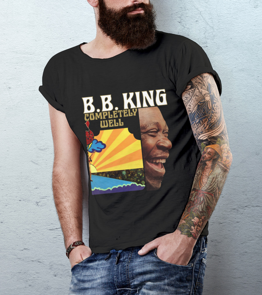 B.B. King Completely Well Vibrant Illustration With Smiling Face T-Shirt
